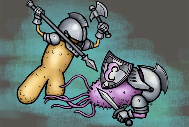 Gut Bacteria Illustration