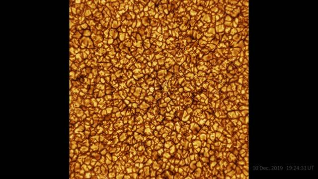 Full-field Video of 'Cell' Structures on the Sun's Surface