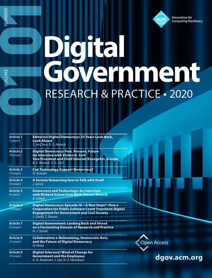 <em>Digital Government: Research and Practice</em>