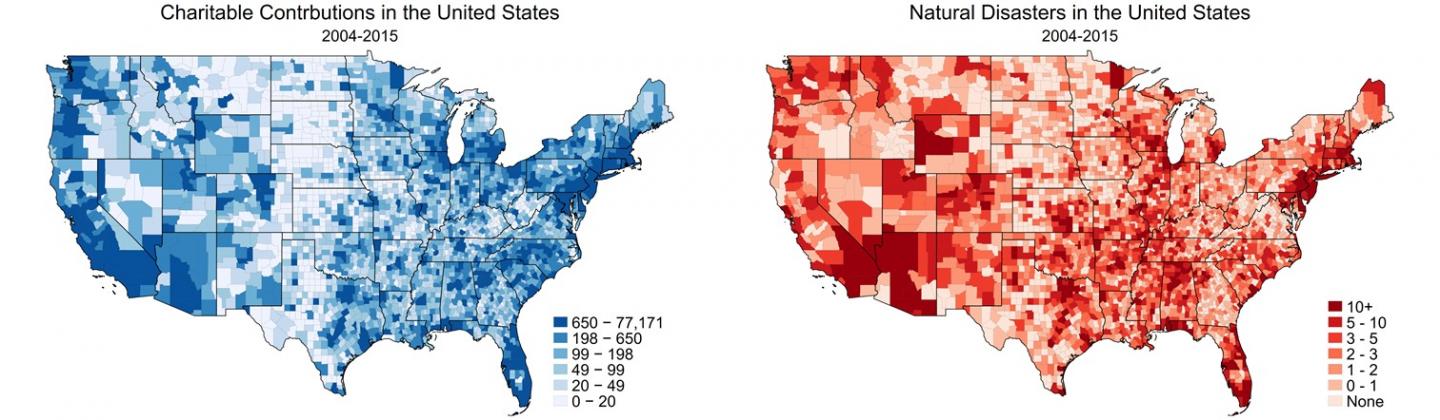 Charitable Contributions Following Natural Disasters: 2004-2015