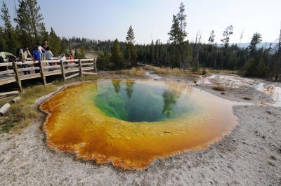 Mineral Coloration of Water in Yellowstone National Park