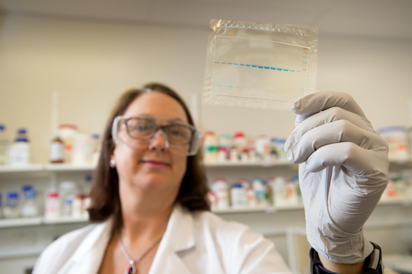 QUT Associate Professor Janet Davies in the Lab