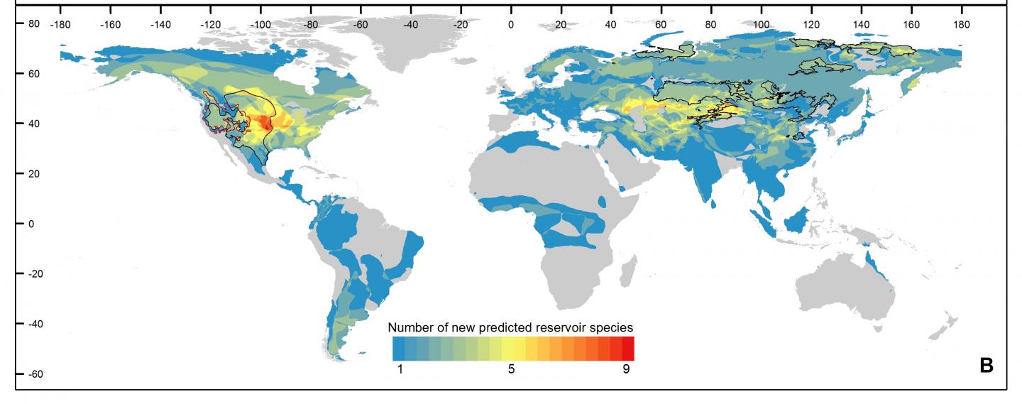 Map of New Potential Rodent Reservoirs