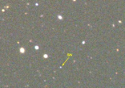 False-Color Image of the Superluminous Supernova DES15E2Mlf