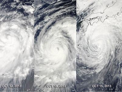 MODIS Captures 3 Days of Wipha