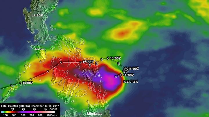 GPM Image of Kai-tak's Rainfall