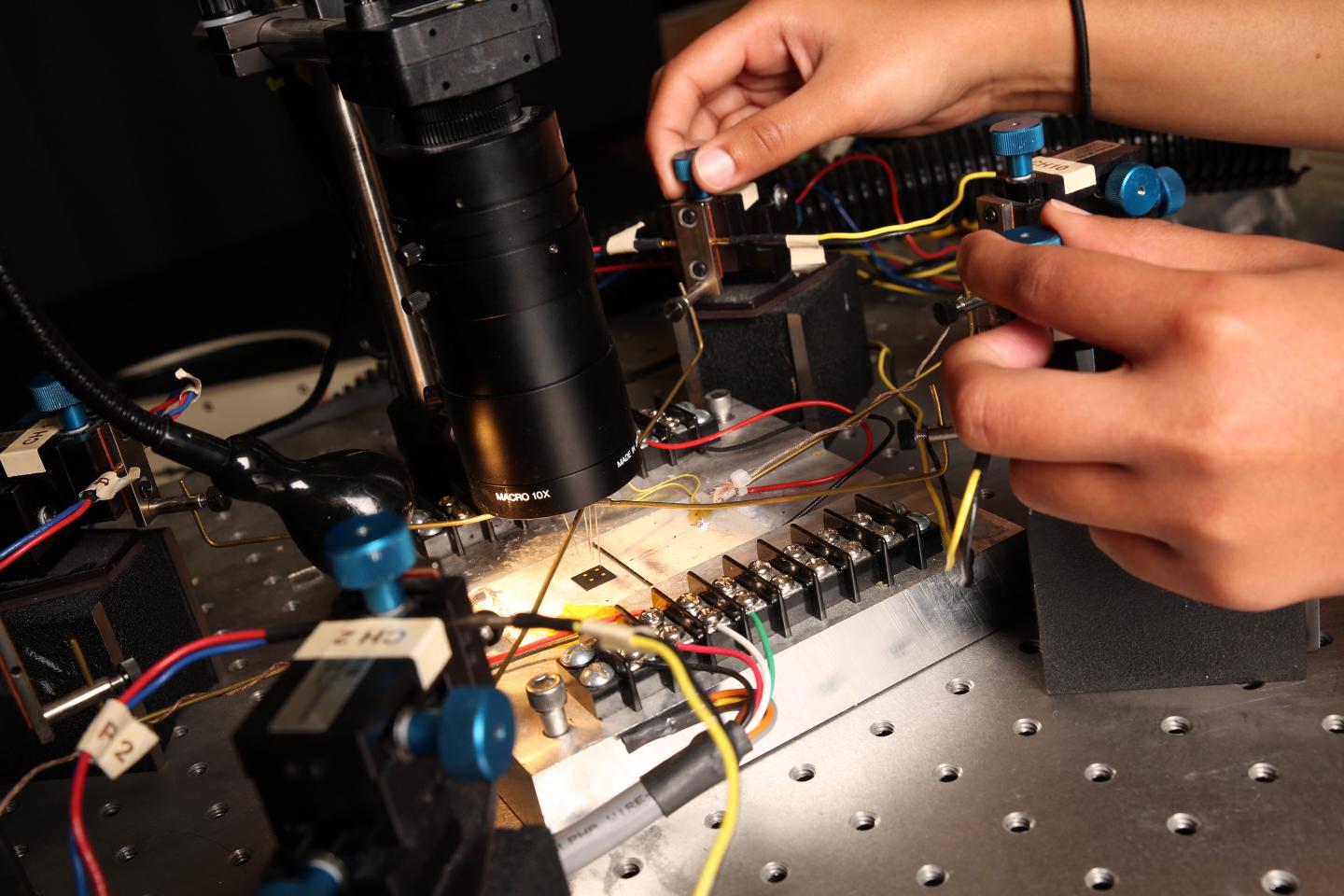 Measuring Conductivity of Thermoelectric Film 2
