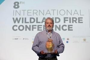 Dave Calkin honored with the IAWF 2023 Ember Award for science excellence