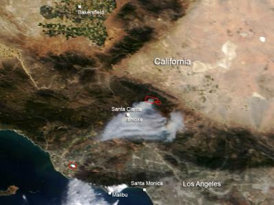 Powerhouse Fire, California