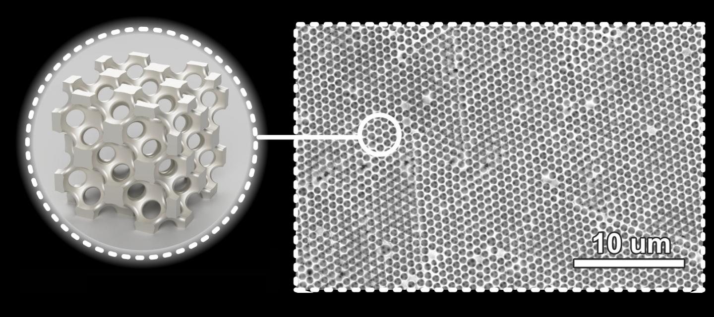 Detail of Metallic Wood structure