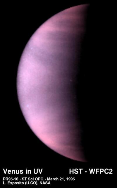 Hubble Image of Venus