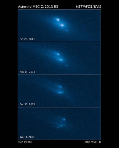 Disintegration of an Asteroid