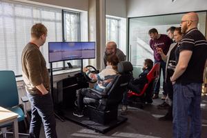 The University of Tartu's self-driving test vehicle now has remote-control capabilities Demonstration of the remote control system