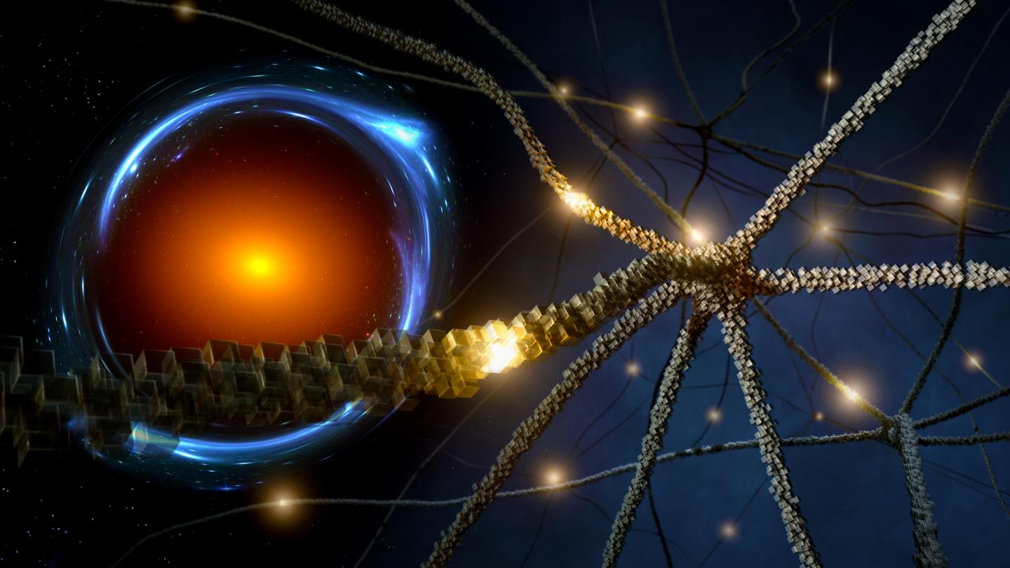 Neurons & Einstein Ring