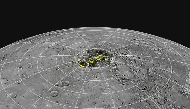 Mercury Ice at the Poles