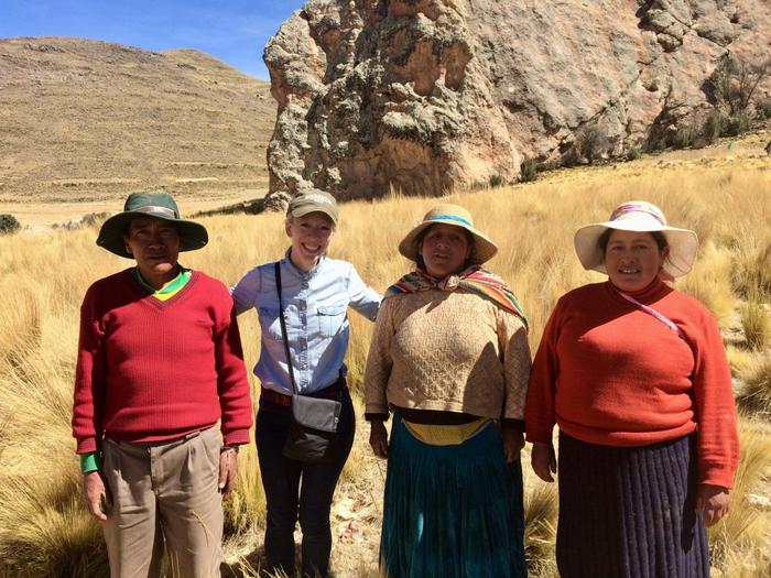 BrieAnna Langlie and Indigenous community members