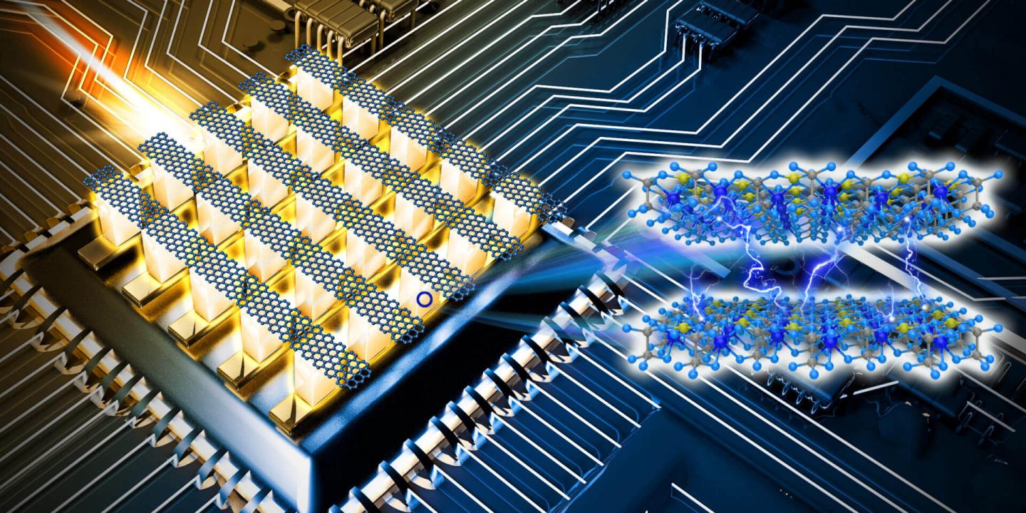 A Schematic of New Memory Device by USC Viterbi School of Engineering Researchers