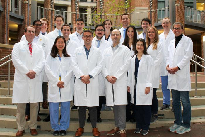 Barnes, Shah, and Long with UNC GI fellows