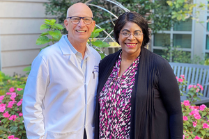 MUSC Hollings Cancer Center's Gerard Silvestri, M.D., and Marvella Ford, Ph.D.