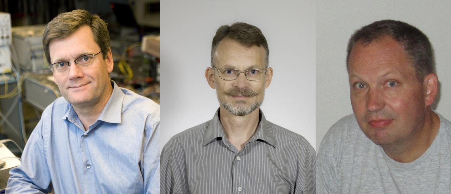 Left to Right: Peter Andrekson, Erik Agrell, Per Larsson Edefors