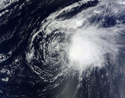NASA's Aqua Satellite Passed over Tropical Storm Oscar
