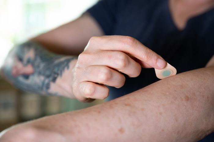 Tattoo being applied