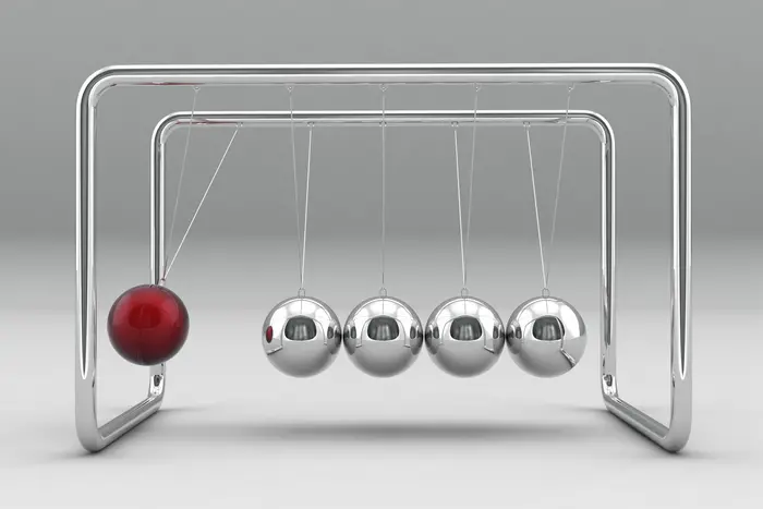 3D Newton’s Cradle