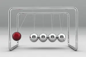 3D Newton’s Cradle