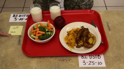 Modest Changes in Military Dining Facilities Promoted Healthier Eating -- Before Meal