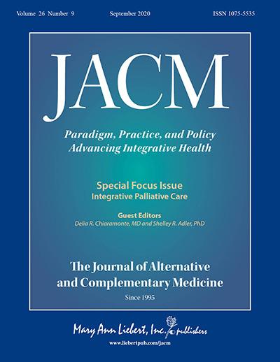 The Journal of Alternative and Complementary Medicine.