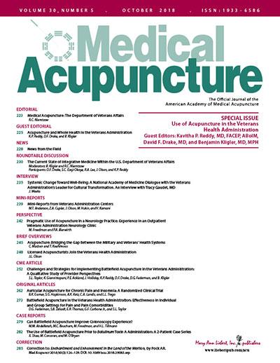 <i>Medical Acupuncture</i>