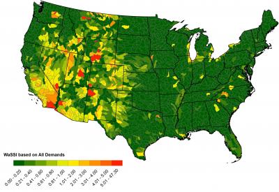 Stressed US Watersheds