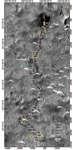 Zhurong rover landing site