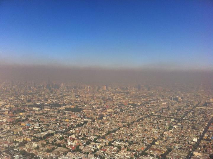 Smog over Mexico City