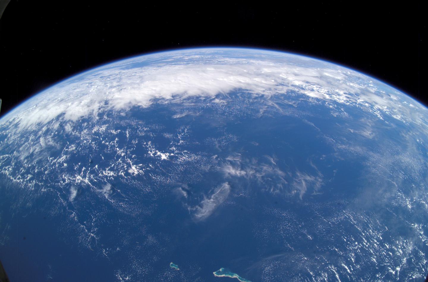 South Pacific Ocean from Space