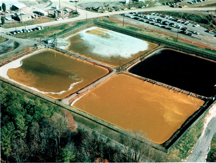 Contamination source ponds at Oak Ridge Field Research Center