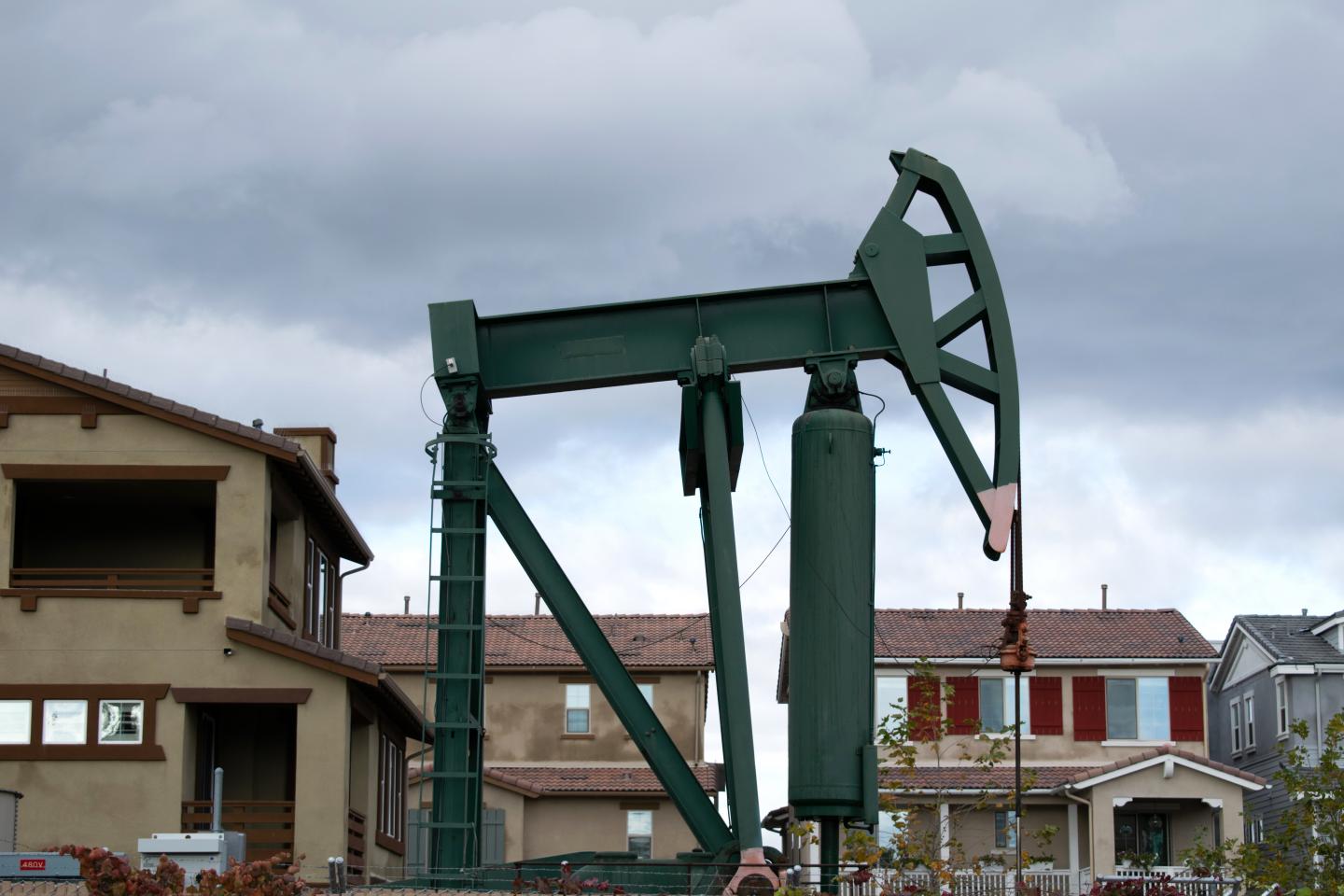 Pumpjack in Residential Neighborhood