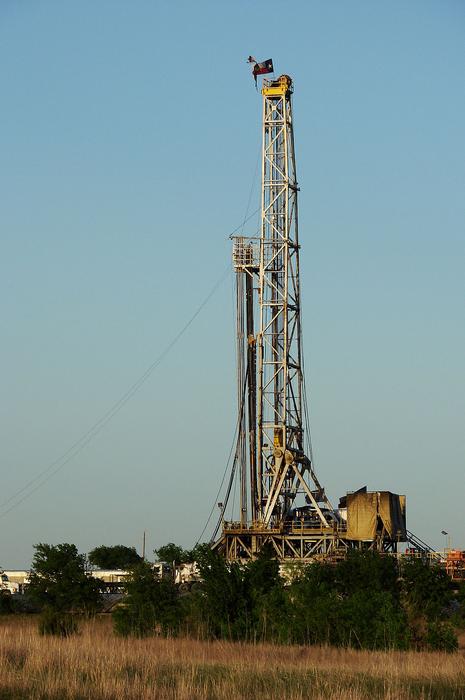Fracking rig