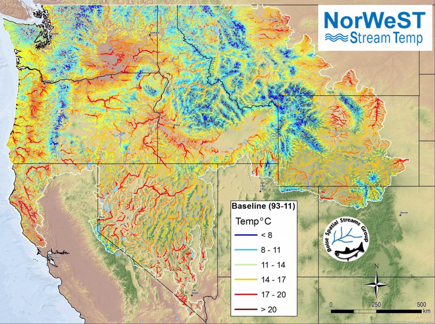 NW Climate Map