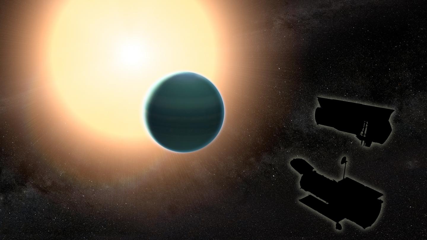 The Atmosphere of the Distant 'Warm Neptune'