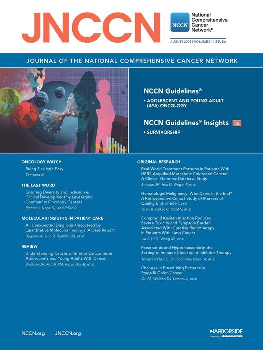 JNCCN Cover, August 2023