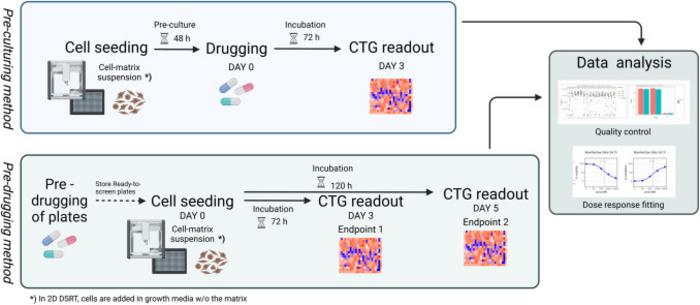 Comparison of two supporting matrices for patient-derived cancer cells in 3D drug sensitivity and resistance testing assay (3D-DSRT)