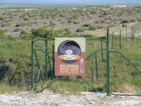 Double Hot Springs in the Black Rock Desert Warning Sign