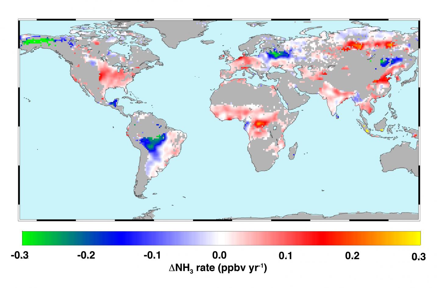 Atmospheric Ammonia Trends, 2002-2016