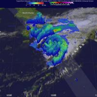 GPM Image of Nanmadol's Rainfall Rates