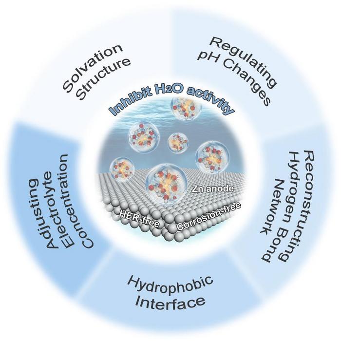 The dendritic growth and side reactions of aqueous zinc-ion batteries can be reduced by adjusting the activity of water molecules