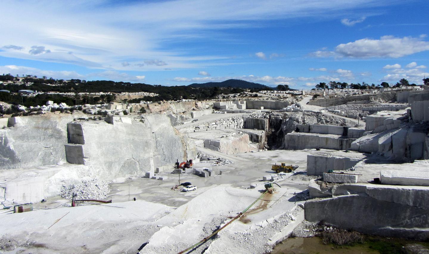 Open Pit Granite Quarry in Cadalso de los Vidrios