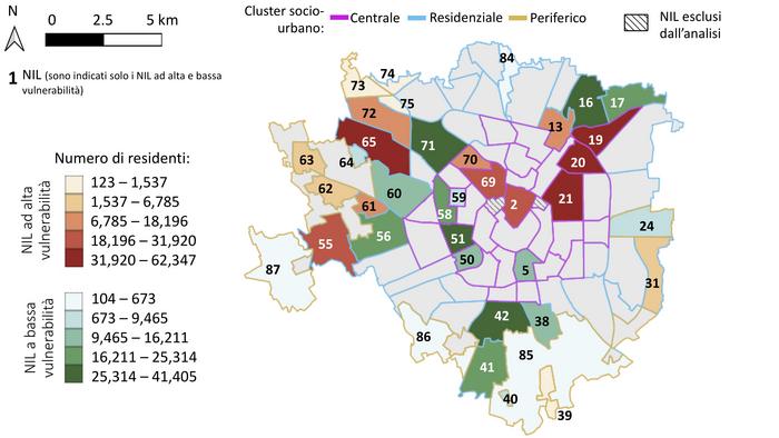 Map of the surveyed districts