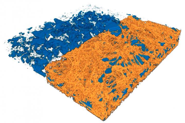 X-ray-based Image of Water Distribution in Fuel-Cell Component