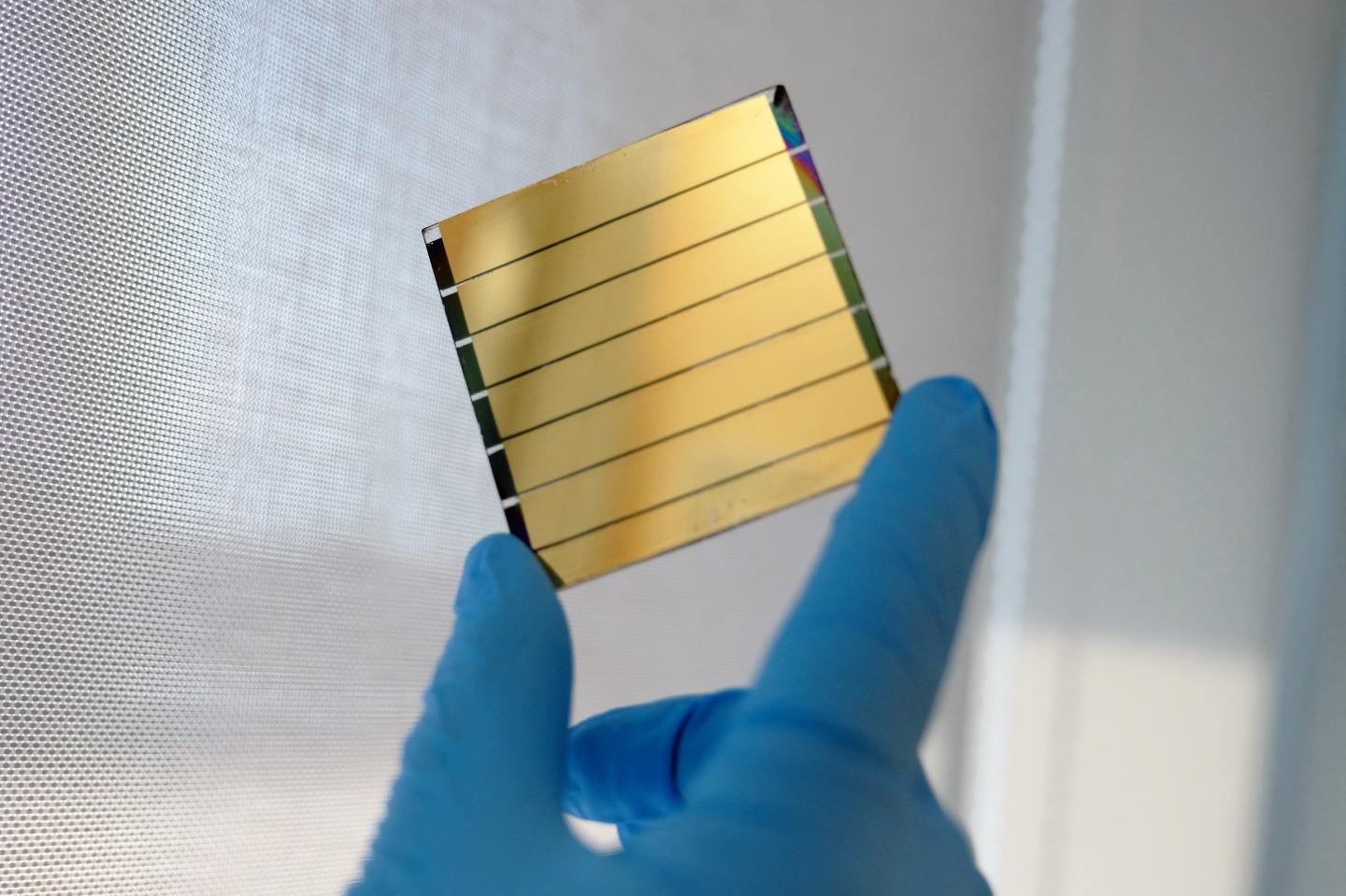 Scaled-Up Perovskite Solar Cells